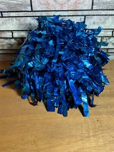 2x Hand Made Dance & Cheer Pom Poms From Texas, Blue, QuikShip - Picture 1 of 2