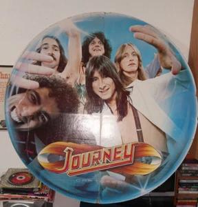 JOURNEY Captured RARE LARGE 36x36 PROMO RECORD STORE ROUND CARDBOARD DISPLAY - Picture 1 of 5