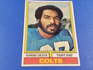 1974 TOPPS FOOTBALL #456 RAYMOND CHESTER HIGH GRADE NEAR MINT NRMT - Picture 1 of 3