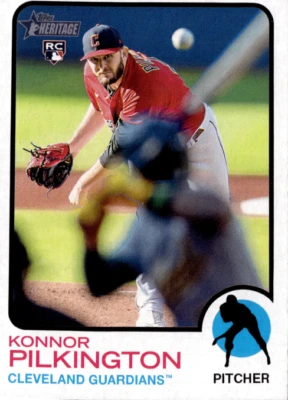 10 CARD LOT -2022 Topps Heritage High Number - Konnor Pilkington #633 (RC) - Image 1 of 2