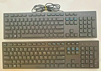 Dell WK636P Wireless Keyboard (NO Receiver) + DELL KB216t Wired Keyboard - Image 1 of 4