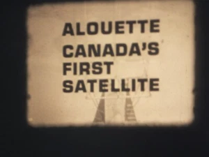 film 16mm documentaire nb sonore anglais alouette canada's first satell - Photo 1/21
