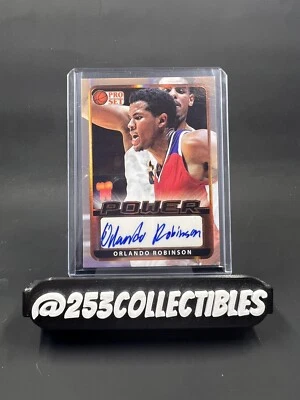 2021-22 Leaf Pro Set Power Portrait Auto Orlando Robinson #PA-OR1 Bronze Auto - Image 1 of 2