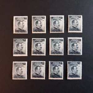 ITALIENISCHE KOLONIEN ÄGÄIS - 1916 / ABBILDUNGEN V.E. III. - TOUR 12 INTAKTE INSELN POSTFRISCH ** - Bild 1 von 2