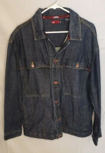 Giacca Jeans DNM MECCA Uomo Taglia XL Blu Denim Ottime Condizioni - Foto 1 di 6