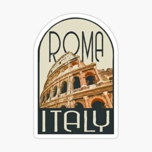 Travel the World Colosseum in Rome Italy Europe Vinyl Decal Sticker Laptop Phone - Picture 1 of 1