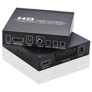 Scart/HDMI to HDMI 720P/1080P HD Video Converter Adapter For PS2 PS3 GameConsole - Picture 1 of 11