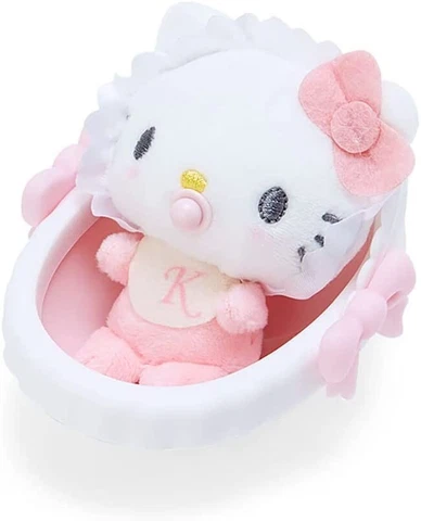 Sanrio Baby Cradle Mascot Plush Kitty My Melody Kuromi Cinnamoroll set of 8 Cover