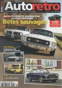 AUTO RETRO 450 SIMCA VERSAILLES COACH BARRACUDA MUSTANG 1967 XJ6 XJ8 MEAN SONORA - Bild 1 von 2