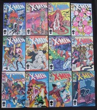 UNCANNY X-MEN Lot #185 - 196 Complete 12 Issues  (Marvel 1984-85) 9.2 NM-