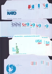 Postal Stationery Air Mail Letter Sheets Unused Mint All Shown - Picture 1 of 2
