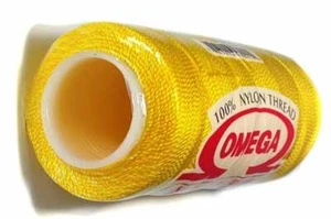 Omega ~ #2 Nylon Thread - 300 yard spool ~ (33-Var Yellow) - Picture 1 of 1