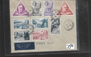 Monaco #198-202,, B93 C14-15 FDC - Picture 1 of 1
