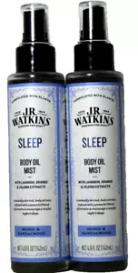2 Stück J.R. Watkins Schlaf Körperöl Nebel, Lavandin, Orange & Jojoba 4,8 flüssige Unzen - Bild 1 von 2