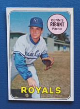 1969 Topps Baseball #463 Dennis Ribant - Kansas City Royals  - NM