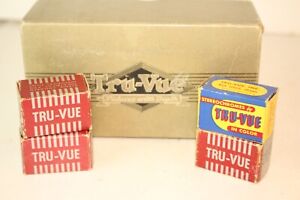 Vintage Tru Vue Box and 4 Tru Vue Film Strips Little Orphan Annie / Toyland