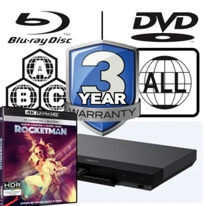Sony Blu-ray Player UBP-X700 All Zone Code Free MultiRegion 4K inc Rocketman UHD - Picture 1 of 8