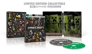 A Minecraft Movie Steelbook (4K UltraHD/Blu-ray) Presale Ship 6/24 - Picture 1 of 1