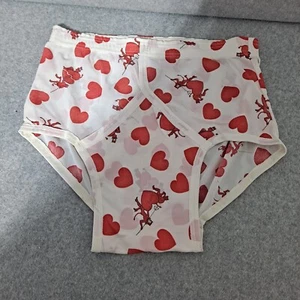 Vintage Jockey Men Nylon Brief 32 Devil Cupid Valentin's Day Heart Love Y Front - Picture 1 of 10