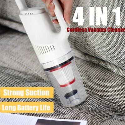Mini Portable Car Auto Home Wireless 12000PA Cordless Hand Held Vacuum Cleaner - Image 1 of 4