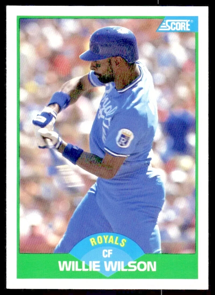 1989 Score   #28   Willie Wilson    Outfield   Kansas City Royals  FREE shipping - Image 1 of 1