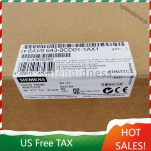 1 Stück NEU im Karton SIEMENS 6AV6643-0CD01-1AX1 6AV6 643-0CD01-1AX1 MP 277 TOUCHPANEL - Bild 1 von 2