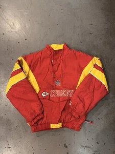 Vintage Kansas City Chiefs Starter Jacket Small pullover NFL Football - Picture 1 of 6