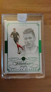2016 Flawless Panini Soccer Daimond Col. Olivier Giroud Emerald No. 2/5 France 