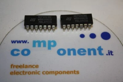 HCF4093BE Ic STMicroelectronics Quad 2 Input Nand Schmidt Triggers -1Pcs (AA11) - Image 1 of 4