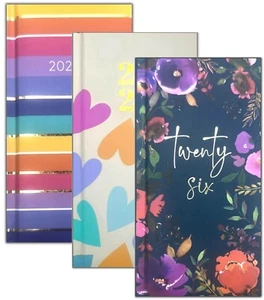 2023 Diario Slimline Semana para Ver Lujo Lindo Panel Cosido Notas Fechas Calendario - Imagen 1 de 13