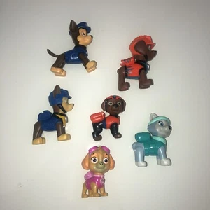 Lot Of 6 Paw Patrol Action Figures Toys Various Duplicates - Picture 1 of 5
