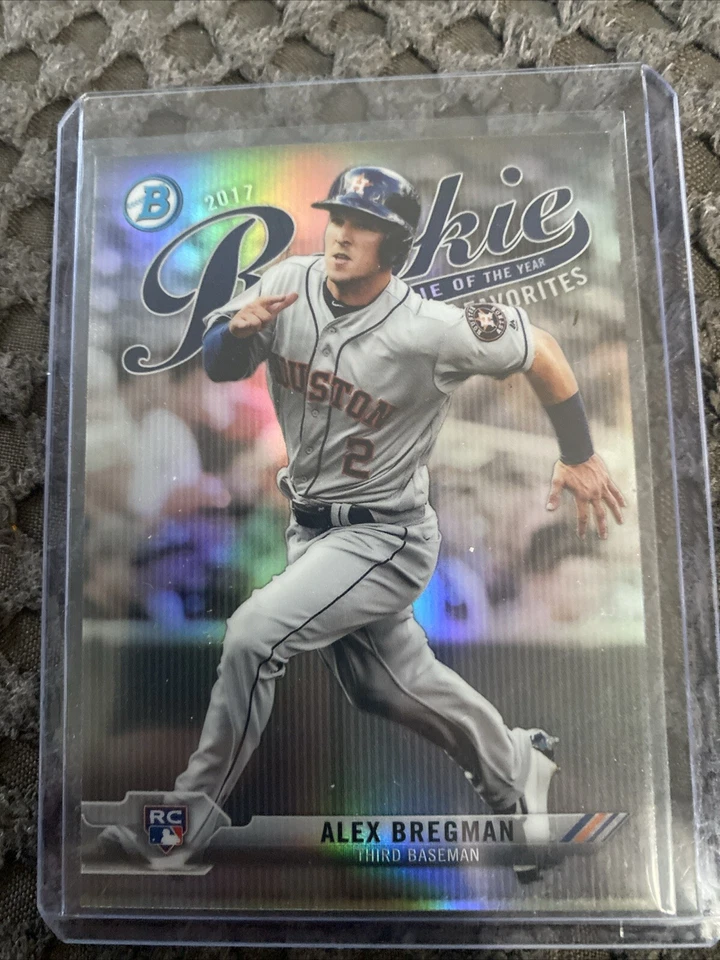 2017 Bowman Chrome Alex Bregman #ROYF-3 Rookie Card (RC) ROY Favorites Refractor - Image 1 of 1