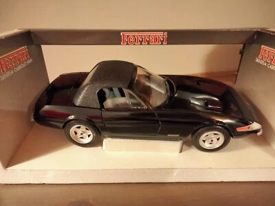 Modellino FERRARI DAYTONA 365 GTS/4 Cabriolet Nera Black 1969 Giodi Techno 1:18 - Immagine 1 di 4