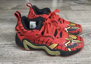 Adidas Mens D.O.N. Issue #3 Mens Size 5 GZ5496 Red Spiderman Sneakers Shoes - Picture 1 of 14