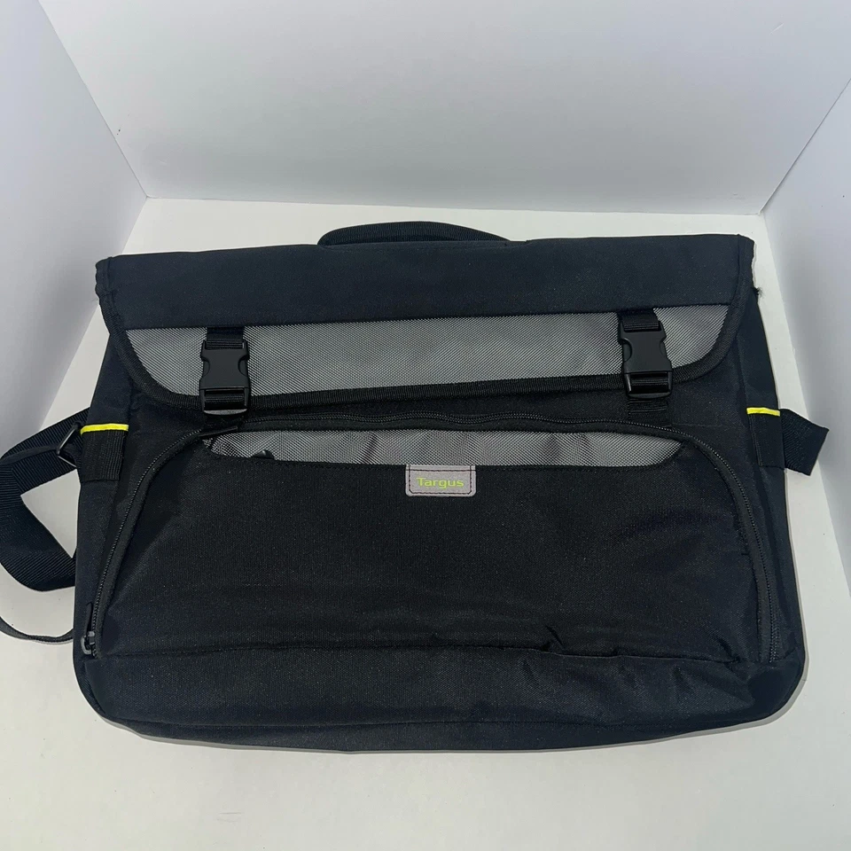 Targus TCG270 City Gear Messenger Bag for 17.3" Notebooks - Black/Gray - Image 1 of 4