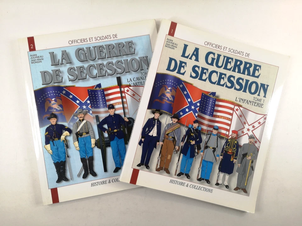 OFFICIER ET SOLDATS DE LA GUERRE DE SECESSION - JOUINEAU / MANGIN - 2000 -c3 - Photo 1/4