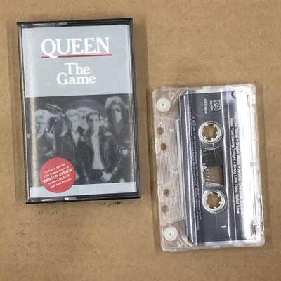 QUEEN Cassette Tape 80s Rock Pop THE GAME CRAZY LITTLE THING BONUS TRACK REISSUE Foto 1 de 4