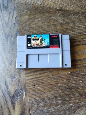 KING OF MONSTERS SNES SUPER NINTENDO VIDEO GAME NO BOX OR MANUAL - Image 1 of 4