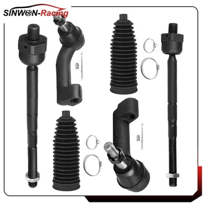 6 X For 2009-2016 Ford F-150 Expedition Inner Tie Rod End Rack and Pinion Bellow - Image 1 of 4