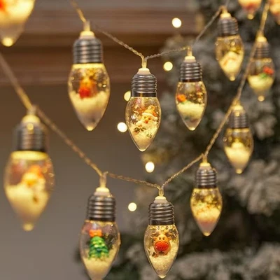 LED Christmas decorative ball light bulb Christmas tree light string - Image 1 of 4
