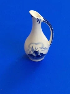 Piccolo vaso Delft dipinto a mano blu bianco ottime condizioni - Foto 1 di 15