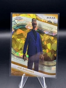 2025 Topps Chrome Disney Sapphire Joe Gardener Gold Refractor /50 Soul - Picture 1 of 2
