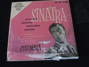 FRANK SINATRA FRANK SINGS JEROME KERN-4 Song EP 45 7" COLUMBIA B-1702 - 1953 - Picture 1 of 5