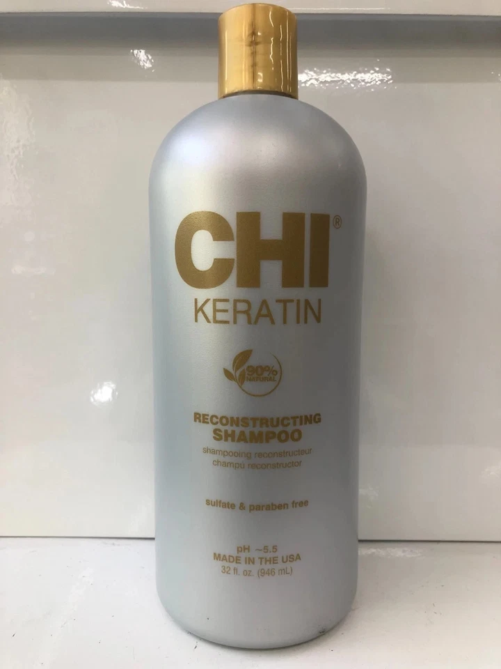 Champú reconstructor de queratina CHI 32 oz Foto 1 de 2