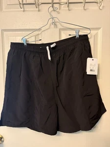 Neu mit Etikett Dolfin Herren 5 Zoll Wassershorts mit Taschen und Kordelzug schwarz 2XL $ 40 - Bild 1 von 7