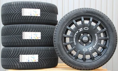 VW Bus T5 T6 6.1 Transporter Satz Räder Alufelgen OZ Bridgestone Allwetterreifen - Bild 1 von 3