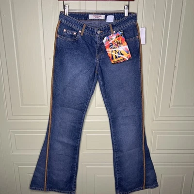 Jeans Paris Blues Vintage Talla 3 Acampanados Nuevos con Etiquetas Tiro Bajo Foto 1 de 4