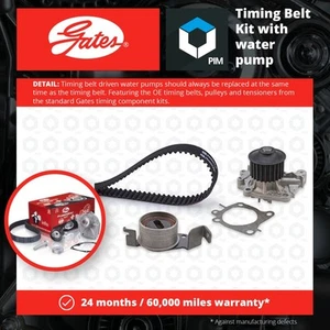 Timing Belt & Water Pump Kit fits MITSUBISHI CARISMA DA1A 1.6 95 to 04 Set Gates - Picture 1 of 3