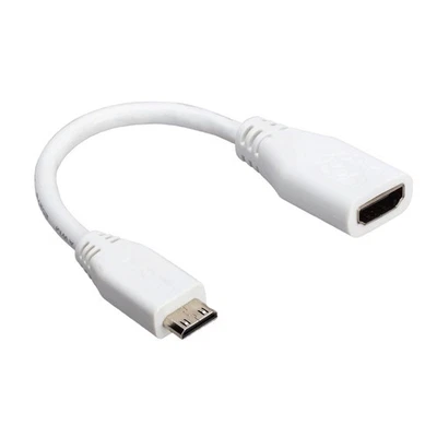 Raspberry Pi Adapterkabel Mini-HDMI auf HDMI - Bild 1 von 2