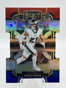 2023 Panini Select - [Base] - Red & Blue Prizm Die-Cut #80 - Sydney Brown RC - Bild 1 von 2